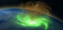Vědci učinili unikátní objev, nad severním pólem zachytili vesmírný hurikán