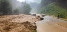 Přívalová povodeň zaplavila Vrátnou dolinu na Slovensku