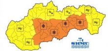 Na Slovensku může místy napadnout 20 až 50cm nového sněhu